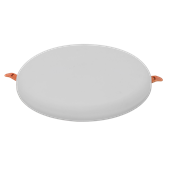 LED 36W Round Frameless Slim Panel Recess Mounting With Movable Clips