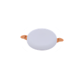 LED 9W Round Frameless Slim Panel Recess Mounting With Movable Clips