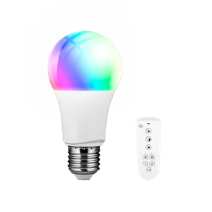 لامپ LED رنگارنگ RGBW کنترل از راه دور 10 وات