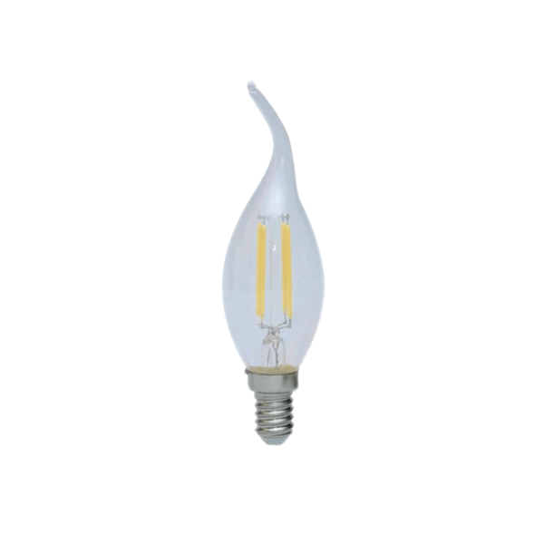 5W LED Filament Clear Candle Tailed