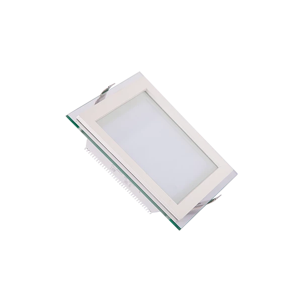 18W LED SMD Square Glass Downlight Recess Mounting